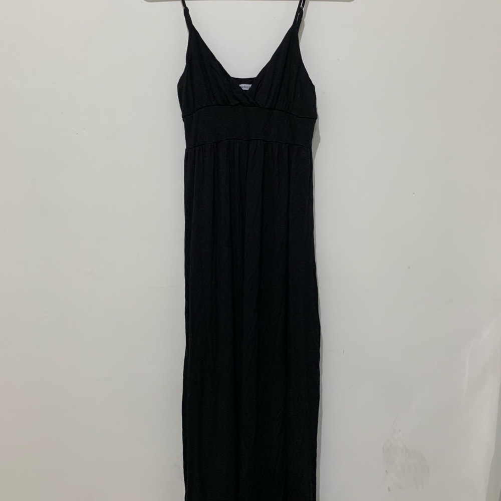 Black maxi dress